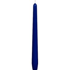 Svíčka kónická 245 mm tmavě modrá [10 ks]