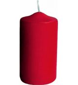 Svíčka válcová  60 x 120 mm červená [1 ks]