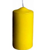 Svíčka válcová  60 x 120 mm žlutá [1 ks]