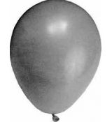 Nafukovací balónky bílé "M" [10 ks]