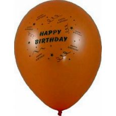 Nafukovací balónky "Happy Birthday" "M" [10 ks]