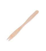Vidlička svačinová dlouhá ze dřeva 14 cm [500 ks]
