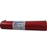 120l. Pytel  (LDPE) červený 70 x 110 cm  [25 ks]