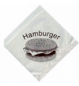Sáčky 16 x 16 cm na hamburger  [500 ks]