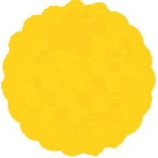 Rozetky PREMIUM Ø 9 cm žluté [500 ks]