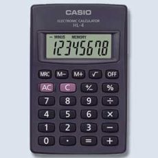 Kalkulačka Casio HL4A  56x87mm