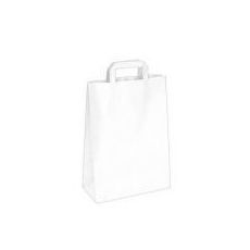 Papírová taška 22+10 x 28 cm bílá **