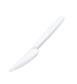 Nůž (PP) znovu použitelný bílý 18,5cm [50 ks]