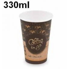 kelímek 330ml papírový "Coffee to go" L (Ø 80 mm)
