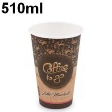 kelímek 510ml papírový "Coffee to go"  XL (Ø 90 mm)