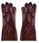 Gumové rukavice na kyselinu REDSTART č.10 35cm