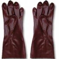 Gumové rukavice na kyselinu REDSTART č.10 35cm
