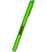 Zvýrazňovač Kores HighLiner zelený 1-5mm s klínovým hrotem