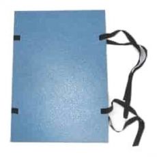 Desky s tkanicí A4 modré bez štítku