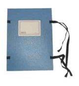 Desky s tkanicí A4 se štítkem modré