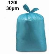 120l.30µm Pytel  (LDPE) modrý 70 x 110 cm 42,8g/ks