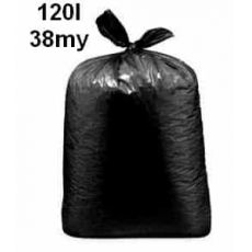 120l.38µm Pytel  (LDPE) černý 70 x 110 cm 52,1g/ks