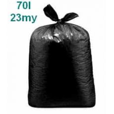 70l.23µm Pytel  (LDPE) černý 57,5 x 100 cm 24,3g/ks