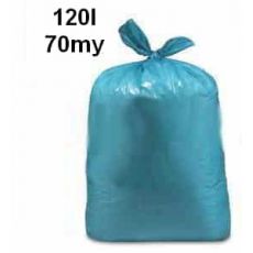 120l.70µm Pytel  (LDPE)  modrý 70 x 110cm  97g/ks