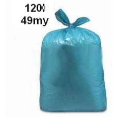 120l.49µm Pytel  (LDPE)  modrý 70 x 110cm  51g/ks