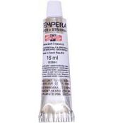 Tempera 16ml stříbrná
