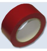 50/33m Lepící páska  PVC vytyčovací červe