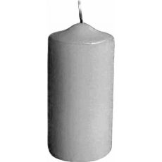 Svíčka válcová  50 x 100 mm bílá [4 ks]