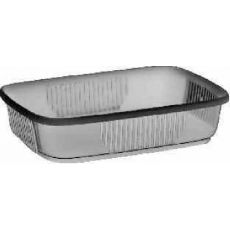Miska  125 ml hranatá průhledná  (PP) [100 ks]