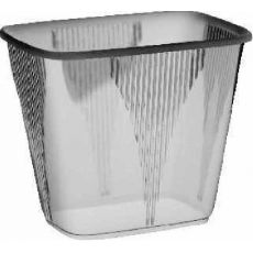 Miska  500ml hranatá průhledná  (PP) [100 ks]