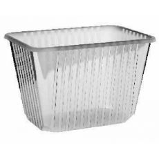 Miska 2000 ml (PP) hranatá průhledná 186 x 133 mm  [50 ks]