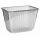 Miska 2000 ml (PP) hranatá průhledná 186 x 133 mm  [50 ks]