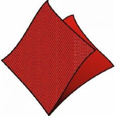 Ubrousky DekoStar 40 x 40 cm červené [40 ks]