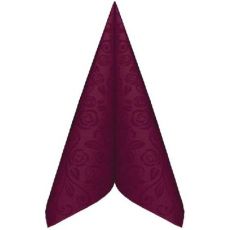 Ubrousky PREMIUM 40x40cm "dekor R" bordové [50 ks]