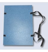 Desky s tkanicí A4 modré bez štítku