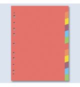 Rejstřík A4 12 barevný papír