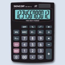 Kalkulačka Sencor SEC 340/12 100x140