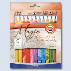 Pastelky 3408/12+ 1 Magicolor trojhranné