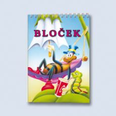 Blok A7 dětský horní spirál 50listů