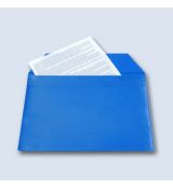Obálka A4 PVC na dokumenty GDPR modrá