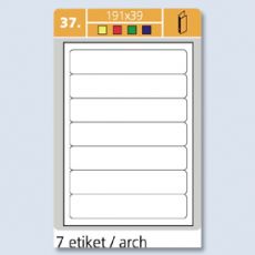 SLE Laser 191x39 červené 700 etiket