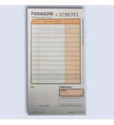 Obchodní paragon 2x50l samopropis čísl 1089 OPTYS