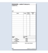 Paragon daňový doklad PT010 TB