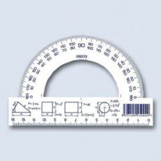 Úhloměr 180/125 tištěný plastový