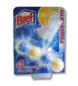 WC závěs Bref 4koule Lemon/Chlorine 51g