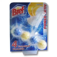 WC závěs Bref 4koule Lemon/Chlorine 51g