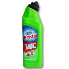 WC čistič Krystal 750ml zelený na kerami