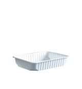 Miska  500 ml (PP) hranatá bilá 186 x 133 mm [50 ks]