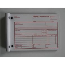 Přijmový pokl. doklad A6 neč. samopropis tab. 51TP 100 listů