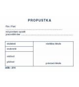 Propustka A7  214 100 listů TP