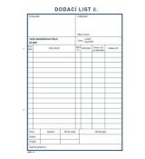 Dodací list A5 100l 10 msk